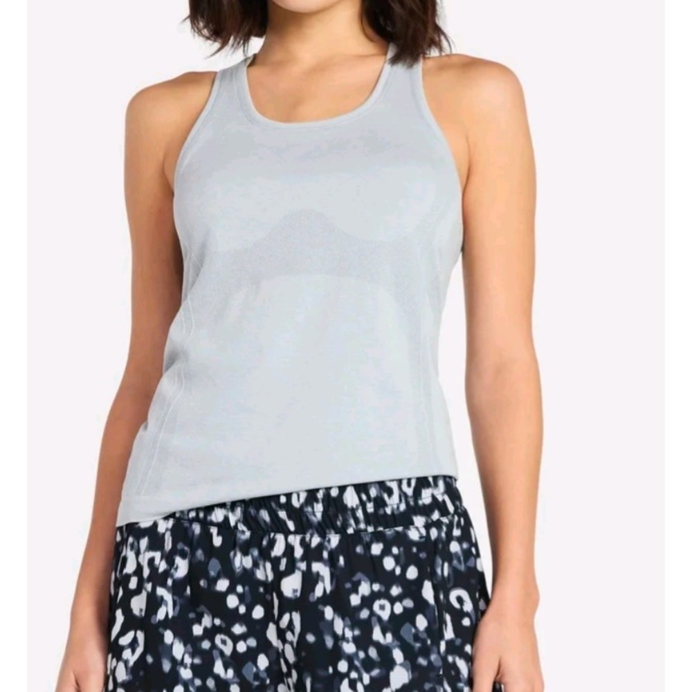 Women's Avia seamless tank top size L 12-14 color gray NWT